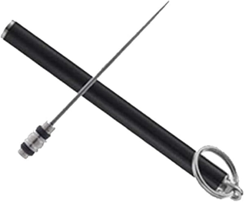 NIKILOONG Cigar Pucnher Draw Enhancer Stainless Steel Nubber Cigar Tool Accessories (Black) - Image 1